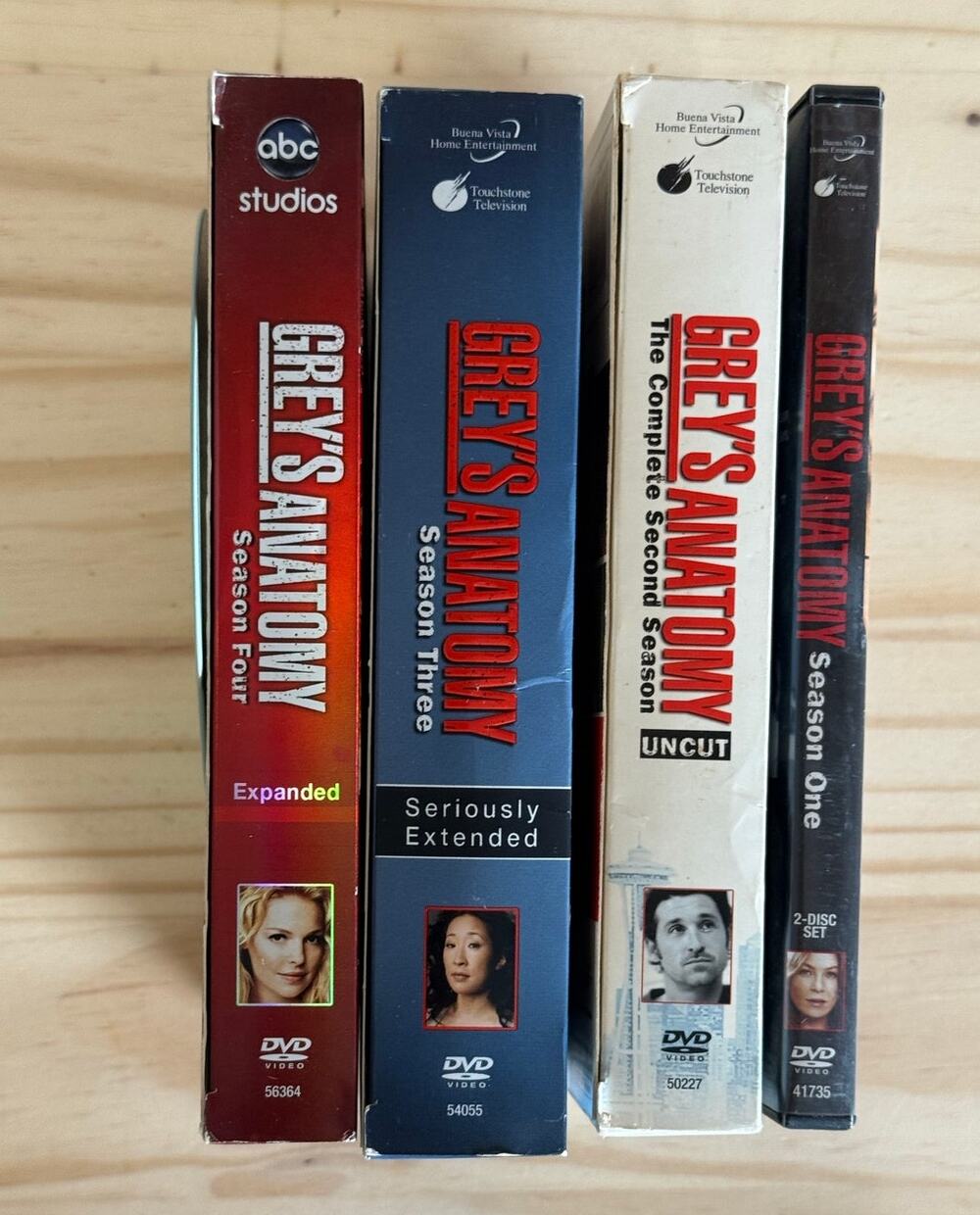 Lot of Grey's Anatomy Seasons 1-4 DVDs USED TV Series